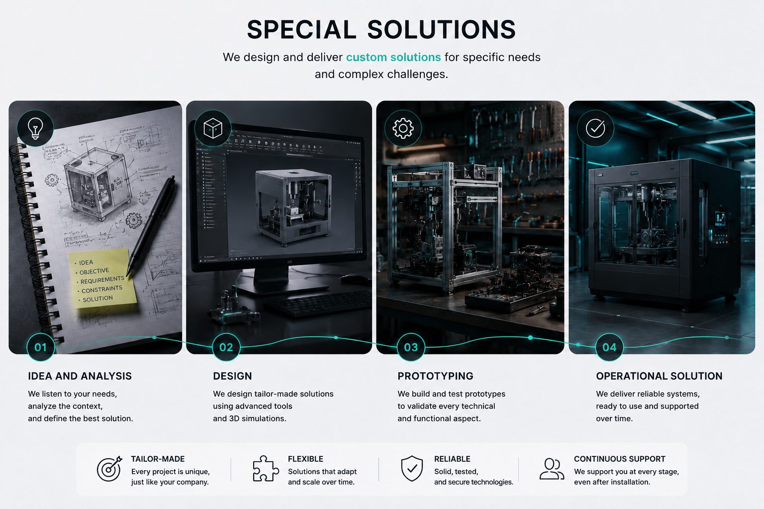 Special solutions and custom technical projects