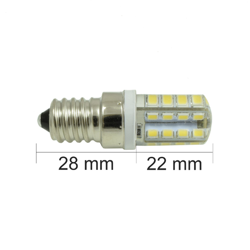 Screw Bulb 32 LED 6500K E14 with Silicone Gel Coating for Household Machines