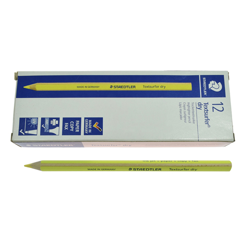 Evidenziatore a Matita Giallo Textsurfer Dry Staedtler (12PZ)