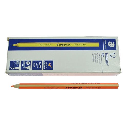 Evidenziatore a Matita Arancio Textsurfer Dry Staedtler (12PZ)
