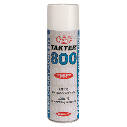 TAKTER 800 | Adesivo Spray Temporaneo per Ricamo (500 ml)