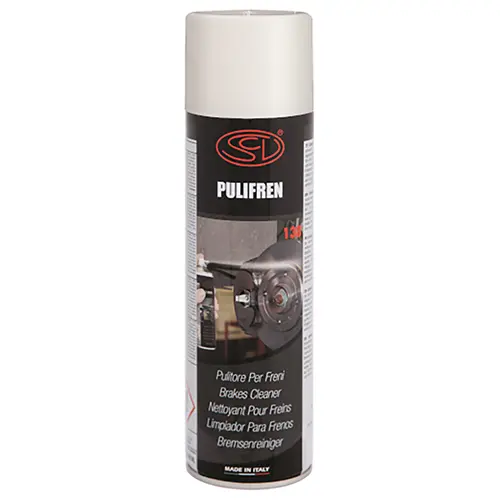 PULIFREN | Bremsenreiniger-Spray, Starker Sprühstrahl, Rückstandsfrei, Schonend für Gummi und Kunststoff (500 ml)