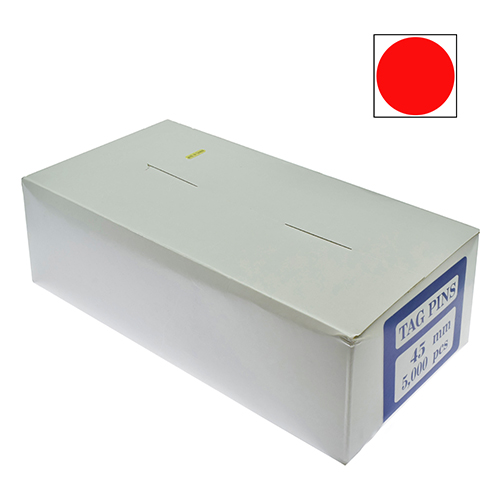 Fili per Cartellini 45 mm Rossi per Pistola Standard (Box 5000 Pz)