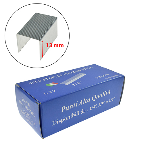 Staples BATES L19-1/2" - 13 x 11 mm (5000 Pcs)