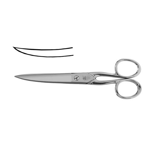 Tesoura de Bordado 12,7 cm (5"), Lâminas Curvas - Made in Italy (FENNEK)