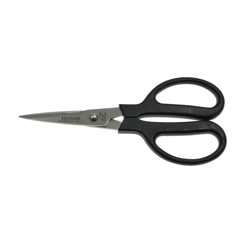 Foarfecă Multifuncțională din Inox 17,5 cm (7"), Mânere din Plastic - Made in Italy (FENNEK)