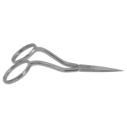 Forbici da Ricamo 10 cm (4"), Manici Piegati - Made in Italy (FENNEK)