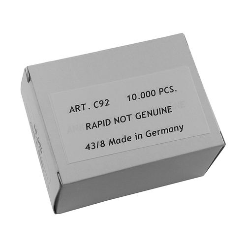 43/8 RAPID | Grampos 8x10 mm (10.000 pcs/caixa)