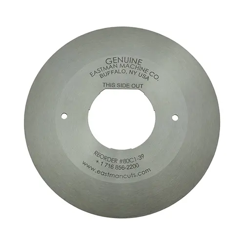 6" Round Carbon Steel Blade EASTMAN Rag Cutter # 80C1-39 (Genuine)