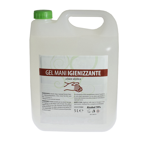 Gel Mani Igienizzante a Base Alcolica 5000 ml