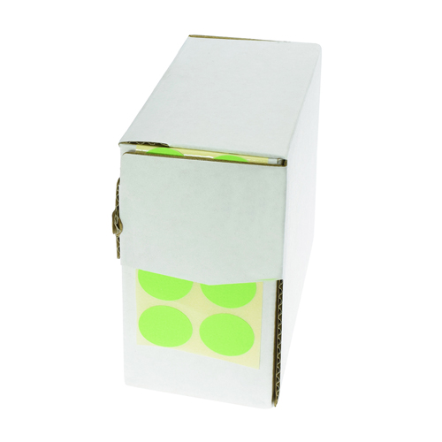 Defect Identification Sticker Ø 1,5 cm - FLUORESCENT GREEN (3000 Pcs)
