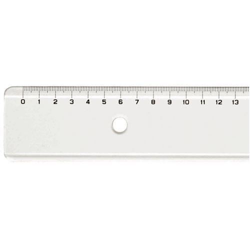 Riga Trasparente 50 cm (Made in Italy)