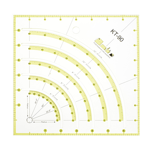 Righello Quadrato in Plexiglass Trasparente