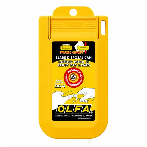 Contenitore di Sicurezza Lame Usate OLFA # DC-4