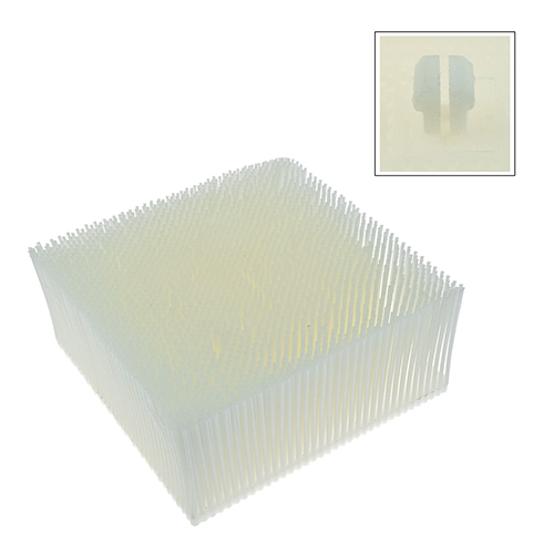 1.6" White Nylon Bristle, Round Feet GERBER # 92910002