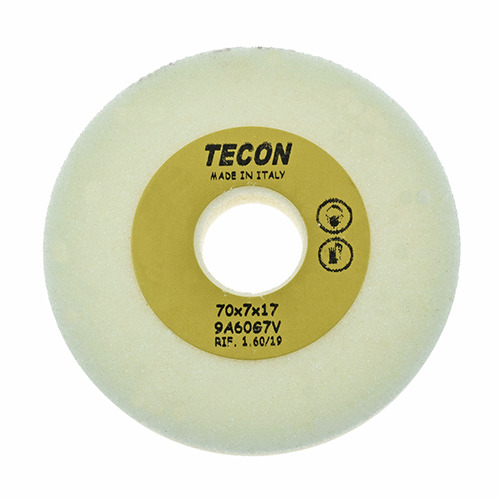 Mola Cilindrica, Bianca 70x7x17,5 mm senza Bussola TECON # MOL. BIA. 70X7X17,5