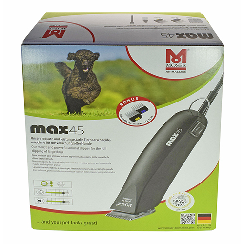 Moser Max 45 | Professional Corded Animal Clipper – 45 W # 1245 (Made in Germany)