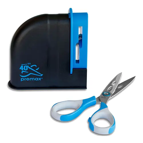 Aiguiseur Manuel pour Ciseaux de Cuisine Travail et Textile 10×10×3 cm