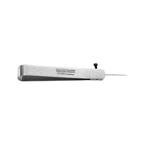 Pinzetta per Tessuti 125 x 10 mm con Ago Intercambiabile a Vite TEXTILIA # 79110 RS 125