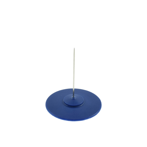 SPILLONE BASE PLASTICA BLU LUNGHEZZA 30 mm - Ø 0,65 mm