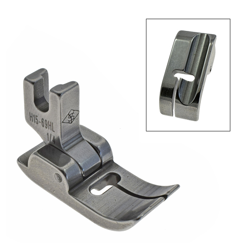 Piedino Zig-Zag Scanalato Sinistro 1/4" (6,4 mm) Attacco Basso # H15-69HL1/4 (YS)