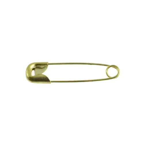 Alfinetes de Segurança 19 mm DOURADOS Niquelados (Caixa de 1000 Un)