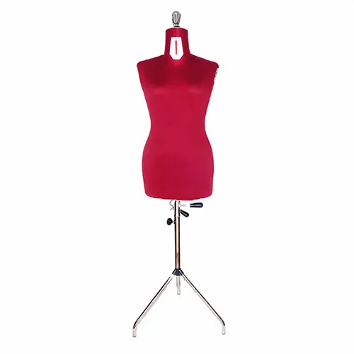 Adjustable Dummies with Tripod - Woman - Sizes: 46 to 58  - RED - Made In Italy
